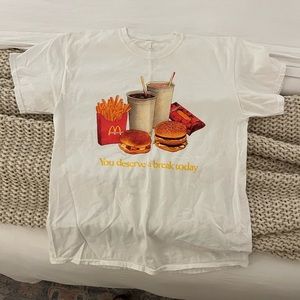 CACTUS JACK Travis Scott X Mcdonald's Deserve A Break T-Shirt Men's M